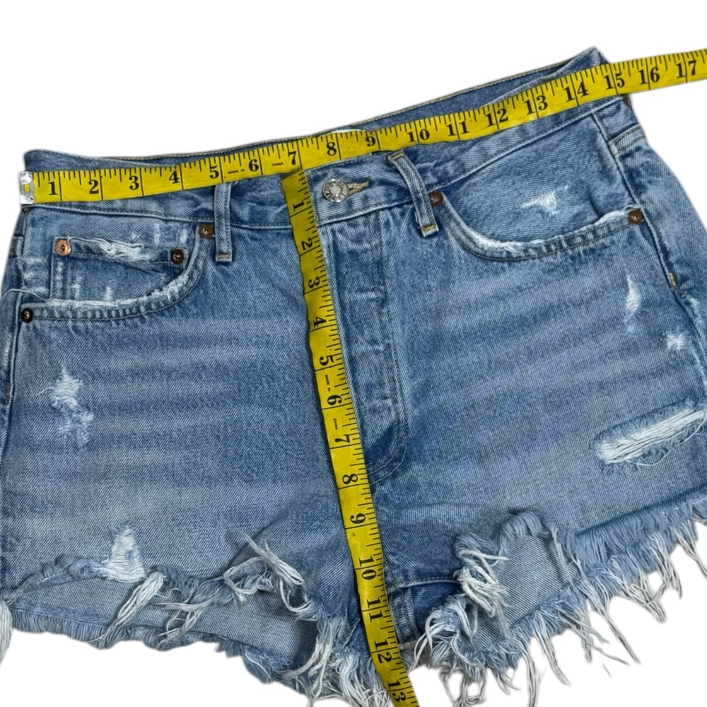 AGOLDE Parker Vintage Cut Off Short in Swapmeet Wash Size 27 Celeb Style - Picture 3 of 8